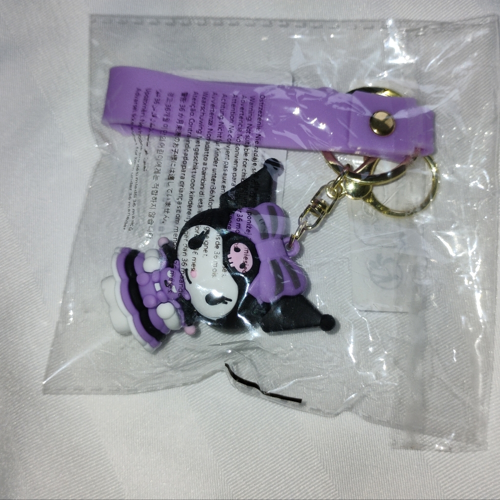 3@$21 deals, NWT Kuromi key chain & Wristlet - Picture 4 of 4